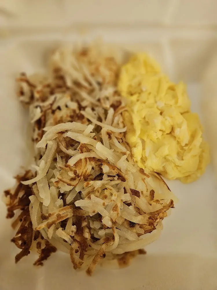 Hash Browns with Scrambled Eggs